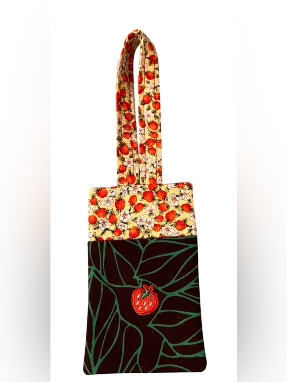 Strawberry Print Luggage Bag Tag